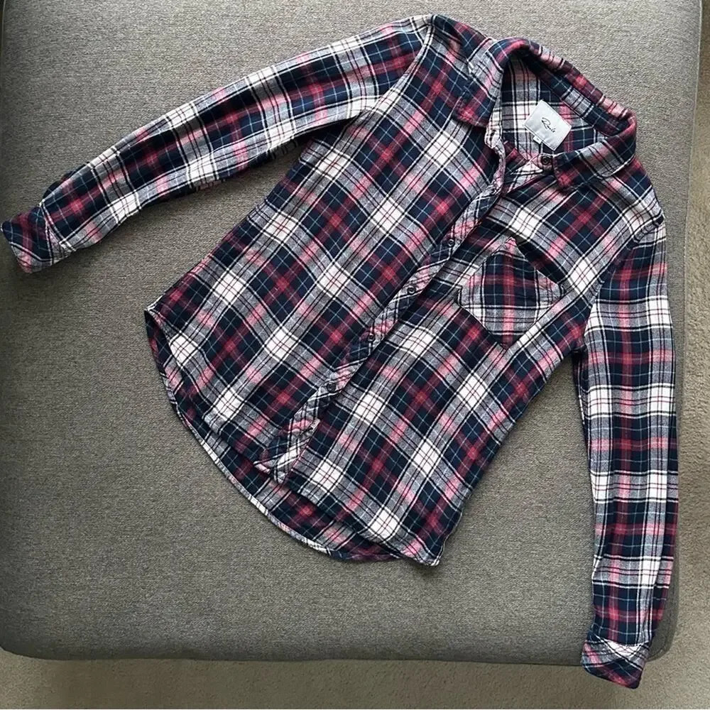 Rails Hunter Button Down Plaid Long Sleeve Shirt Medium